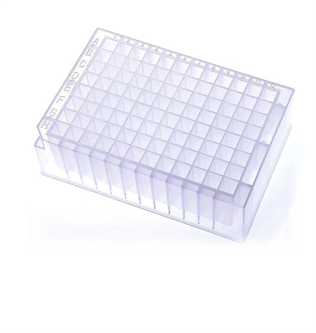 Laboratory Clear Polystyrene 96 Deep Well Plates