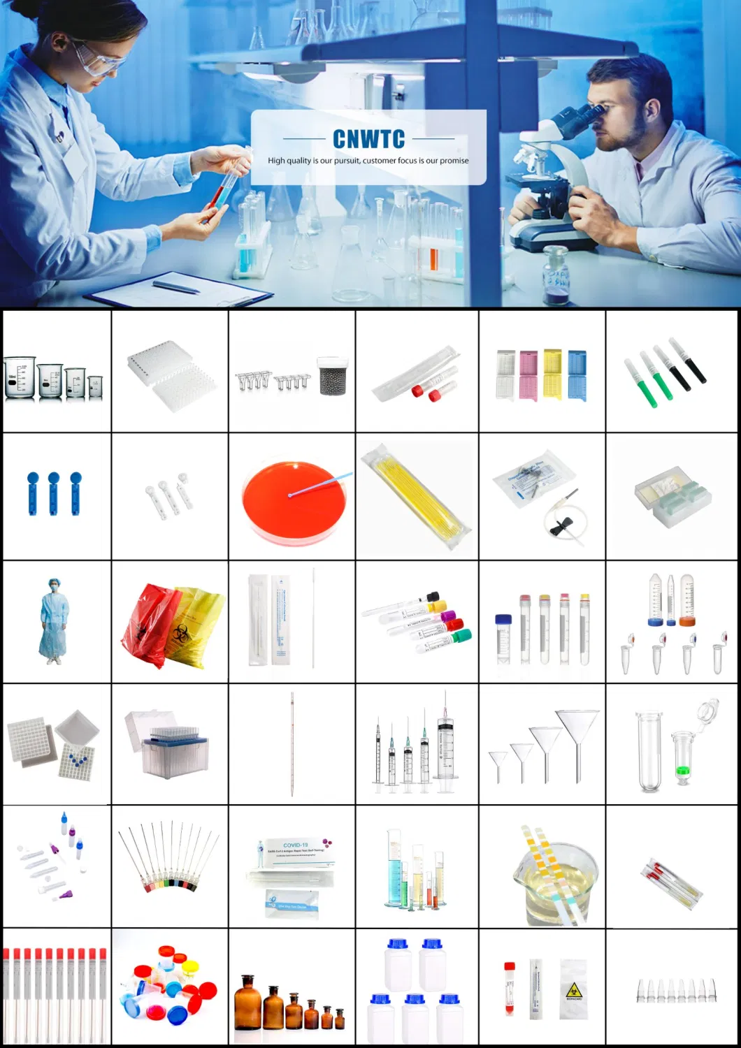 Laboratory Disposables Sterile 1000UL Filter Tips Rack Packing Filter Tips