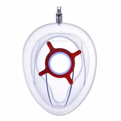 Masque d'anesthésie en PVC à valve ascendante jetable à usage médical en gros
