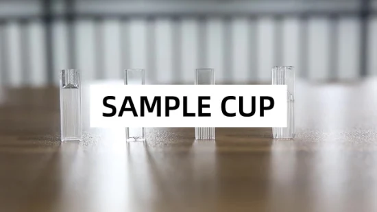 Cuvette de réaction de colorimètre en plastique de laboratoire, tasse d'échantillon pour spectrophotomètre